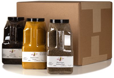 Gallons of Spices and Bulk Box