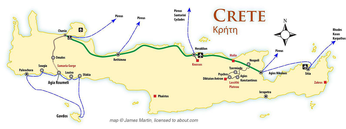 Crete Map