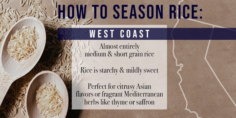 Three Regional Traditions to Seasoned American Rice - West Coast