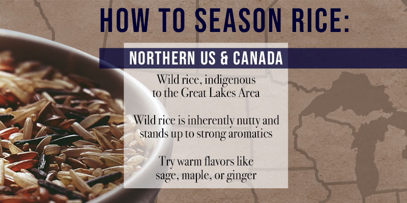 Three Regional Traditions to Seasoned American Rice - Northern US and Canada