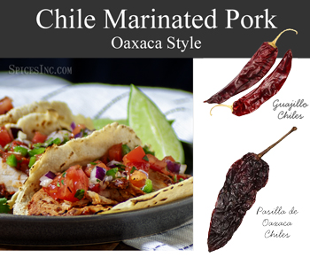 Chile Marinated Pork Oaxaca Style