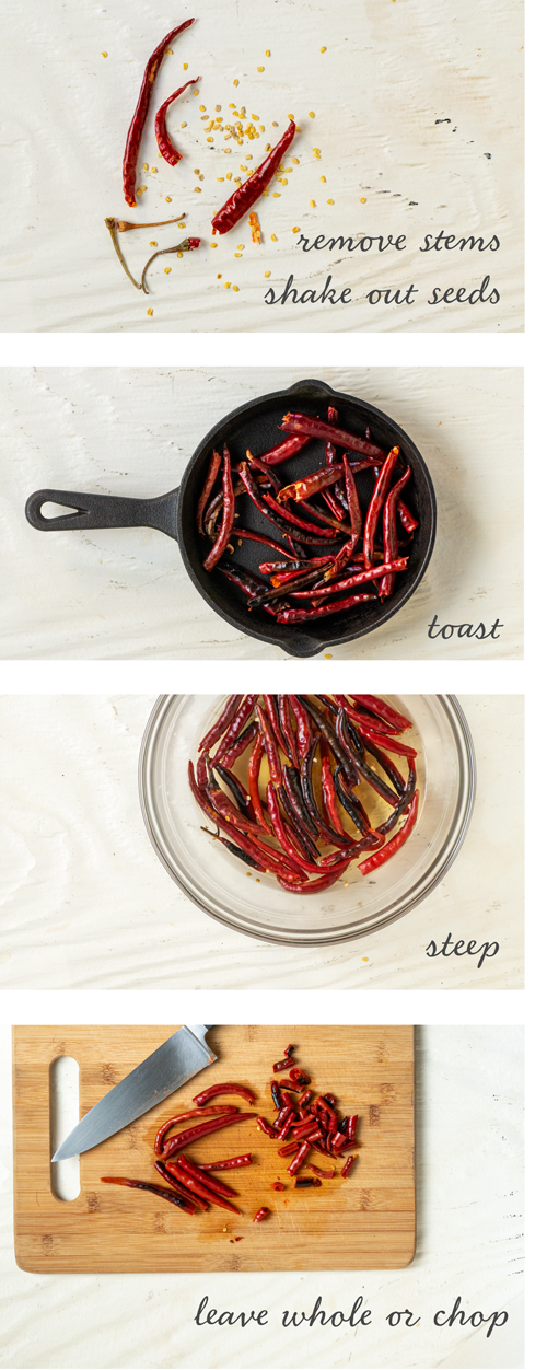 How to Rehydrate Chile de Arbol