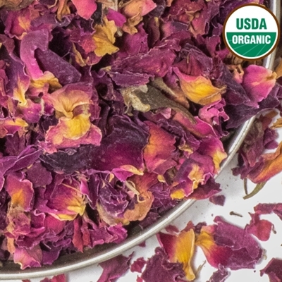 Kosher Dried Red Rose Buds & Petals - Organic Dried Rose (1lb