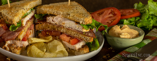 Bourbon Maple Turkey Club Sandwich