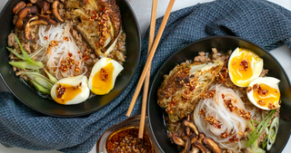 Pork Noodle Bowl with Spicy Chili Crisp