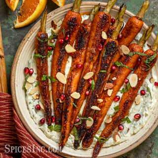 Mitmita Spiced Carrots with Whipped Feta