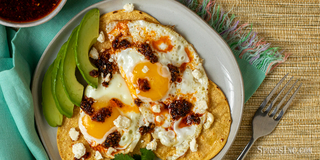 Huevos Rancheros with Salsa Macha