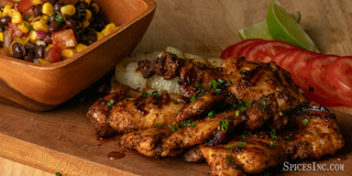 Habanero Mango Glazed Chicken Thighs