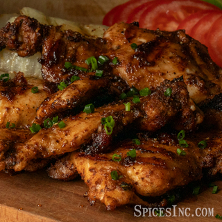 Habanero Mango Glazed Chicken Thighs