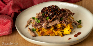 Sweet & Savory Open-Faced Turkey Waffle