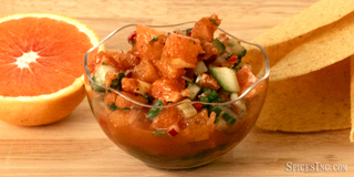 Orange Salsa with Pollo Asado Seasoning