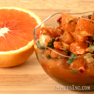 Orange Salsa with Pollo Asado Seasoning