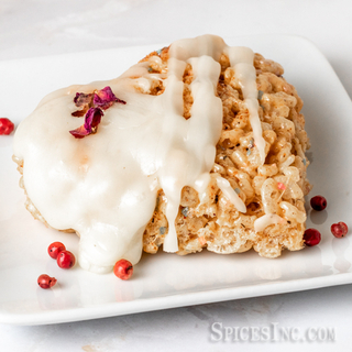 Rose Harissa Puffed Rice Treats