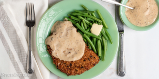 Spicy Cornflake Crusted Chicken Fried Steak