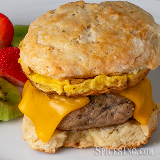 Breakfast Bratwurst Sandwich