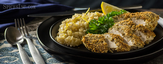 Za'atar Crusted Baked Chicken