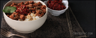 Korean Beef Bowl with Korean Chili Paste