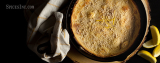 Dutch Baby Pancake with Lemon and Powdered Sugar - AngelaLynne