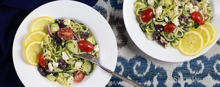 Greek Zoodle Salad