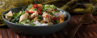 Thai Green Curry Chicken with Sweet Potatoes