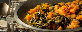 Braised Ethiopian Collard Greens