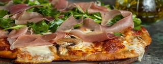 Prosciutto and Arugula Pizza