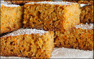 Healthy Carrot Cake Squares