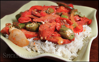 Creole Sausage and Peppers