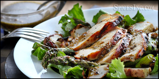 Grilled Chicken Potato and Asparagus Salad