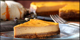 Pumpkin Cheesecake with Gingersnap Crust