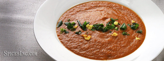 Roasted Carrot Soup with Ras El Hanout