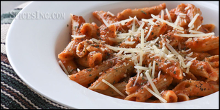 Roasted Vegetable Sauce and Penne Pasta