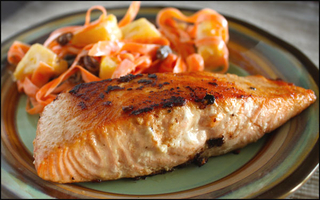 Baked Horseradish Salmon