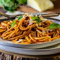 Vegetarian Amatriciana (pasta)