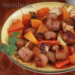 Sweet Apple Chicken Sausage and Roasted Vegetables