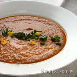 Roasted Carrot Soup with Ras El Hanout