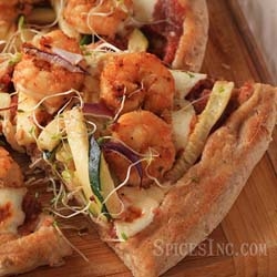 Milan Shrimp Grilled Pizza