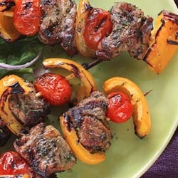 Grilled Lamb Kabobs with Herbs de Provence