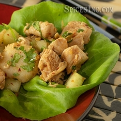 Asian Chicken Lettuce Rolls