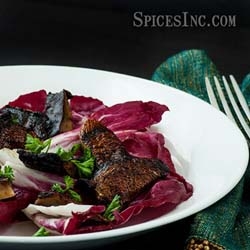 Grilled Portobello and Radicchio Salad
