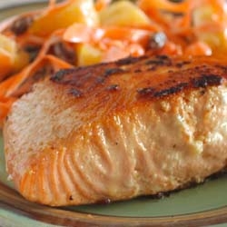 Baked Horseradish Salmon