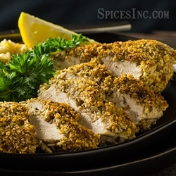 Za'atar Crusted Baked Chicken