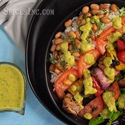 Al Pastor Kebab Salad Bowl