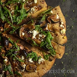 Caramelized Onion, Fig, and Goat Cheese Pizza