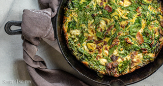Bacon and Spinach Frittata