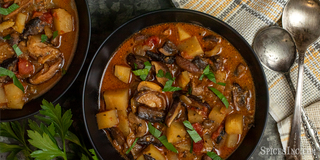 Vegan Mushroom and Potato Paprikash