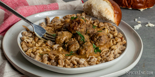 Paprikash Mustard Meatballs