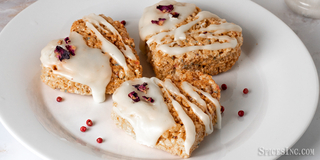 Rose Harissa Puffed Rice Treats