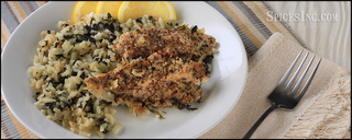 Greek Chicken Spinach Rice Casserole