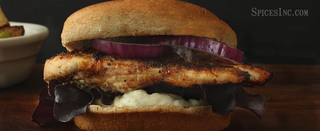 Jamaican Chicken and Mango Chutney Sandwich